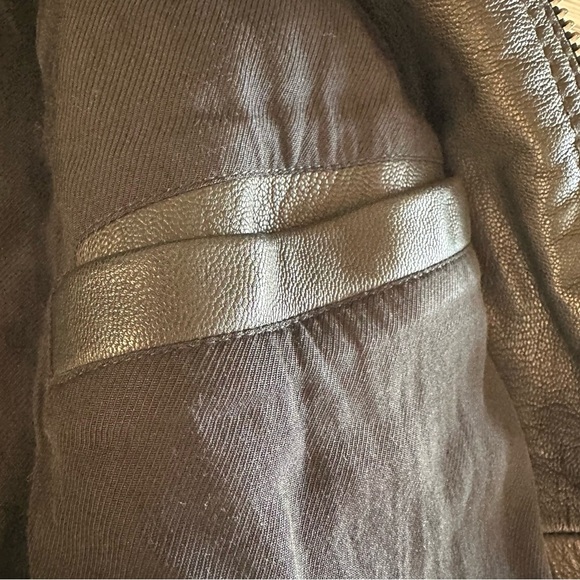 All saints men’s leather jacket - Picture 9 of 15